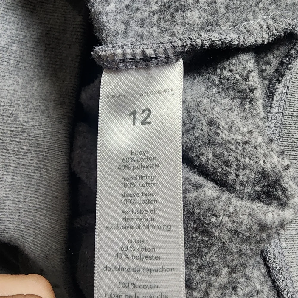 OshKosh B'gosh Logo Fleece Full Zip Jacket‎ Size 12